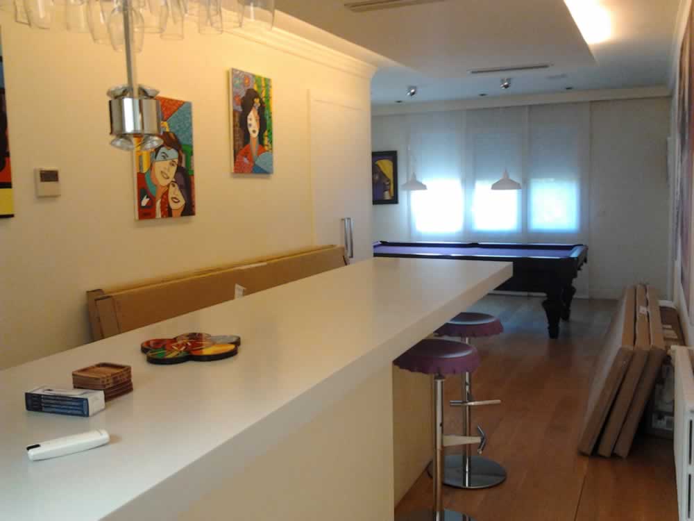 Aplicación de pintura en interiores