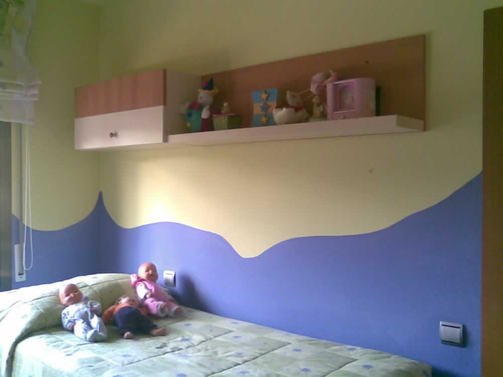 Aplicación de pintura en interiores